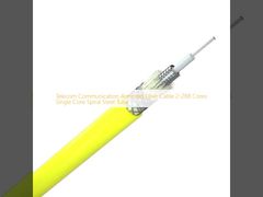 Telecom Communication Armored Fiber Cable 2-288 Cores Single Core Spiral Steel Tube