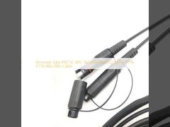 Armored Tube IP67 SC APC SM Fiber Patch Cord For FTTA FTTH BBU RRU Cable