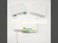 2 Port Ftth Fiber Optic Termination Box SC/APC Adapter Fiber Termination Boxes