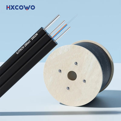 Beli LSZH GJYXCH Self-Supporting Fiber Drop Cable for FTTH Outdoor 1 Core 1KM 9/125 G657A pembuatan online