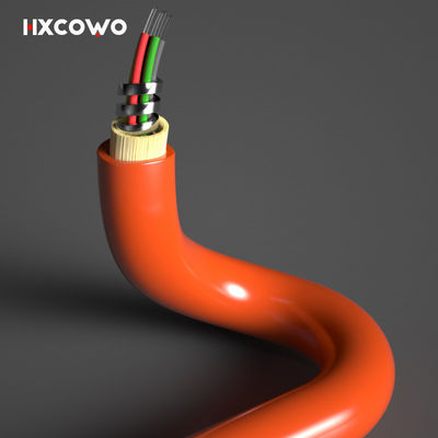 Beli Custom Length Multimode 6 Core 12 Core Flexible Spiral Steel Armoured Fiber Optical Cable pembuatan online