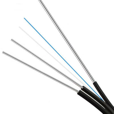 Beli 12 Core SM G655 Fiber Optic Cable GJYXCH Drop LSZH Telecom Comunication PE Jacket PVC pembuatan online