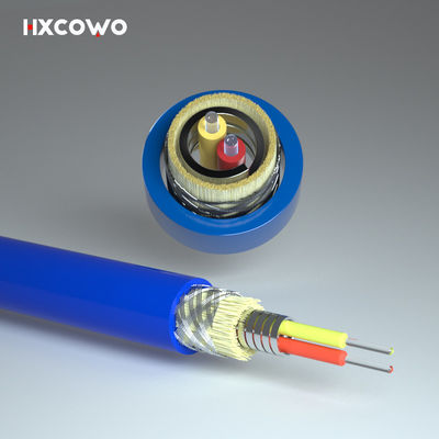 Beli LSZH TPU Flexible Spiral Steel Armored Fiber Optical Cable For Dustproof Function pembuatan online