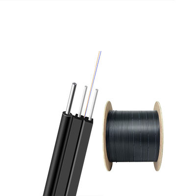 Beli 1km Roll Fiber Optic Drop Cable Outdoor FTTX FTTH 1/2/4 Cores HXCOWO Cable 's List pembuatan online