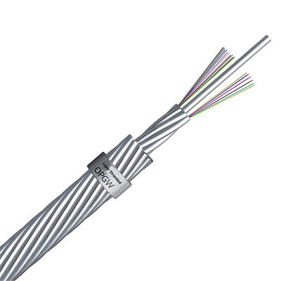 Beli 12 Core Aerial OPGW OPPC Kabel Serat Optik Lapis Baja G652D G655 5km 3km 2km pembuatan online