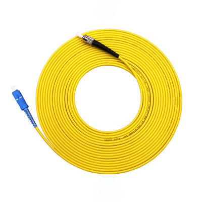 Beli Customized Lengths 1m/2m/3m... 1 HXCOWO SM Simplex Armored Fiber Optic Cable Patch pembuatan online