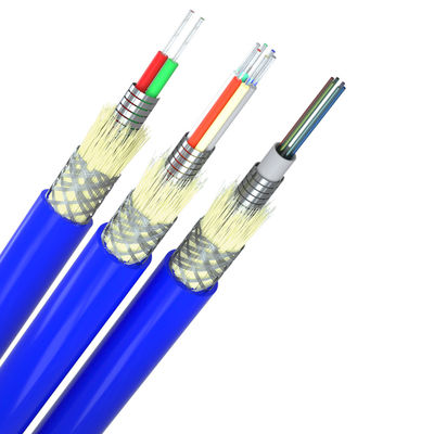 Beli OM1 OM2 OM3 Multimode Armored Fiber Optic Cable Dustproof Function pembuatan online
