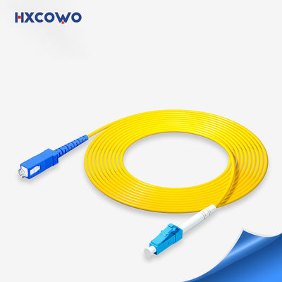 Beli Kabel Patch Serat Lapis Baja Jaket Kuning SM HXCOWO SC/UPC-LC/UPC pembuatan online