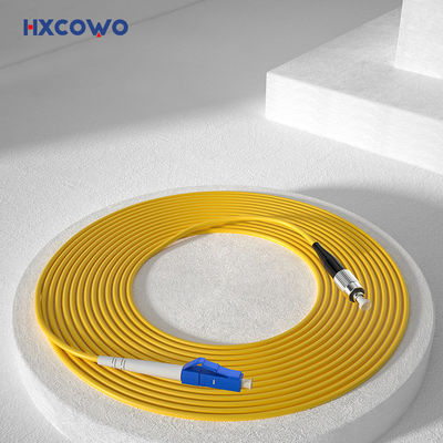 Beli LC FC Single Mode Simplex UPC/APC 0.9/2/3 MM Armored Fiber Optic Patch Cord PVC LSZH pembuatan online