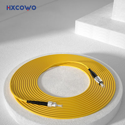 Beli HXCOWO Single Mode 9/125 OS2 FC Ke ST Simplex OFNR 2.0mm Patch Kabel Serat Optik Lapis Baja pembuatan online