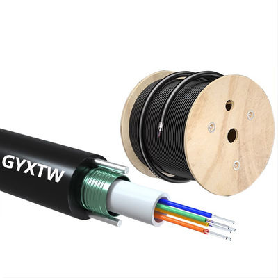 Beli G652D/G657A1/G657A2 Jenis Serat Kabel Serat Optik Luar untuk HXCOWO SM 2/4/6/ Core GYXTW pembuatan online