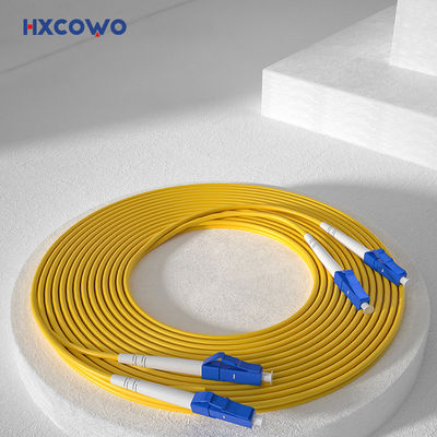 Beli HXCOWO 0.9mm/2mm/3mm Armored Fiber Optic Cable Patch Wavelength 850nm/1310nm/1550nm 2 pembuatan online