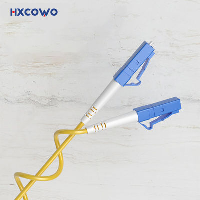 Beli SM/MM/OM3 G657A2 Kabel Patch Serat Optik Lapis Baja FTTH Indoor Simplex LC-LC pembuatan online