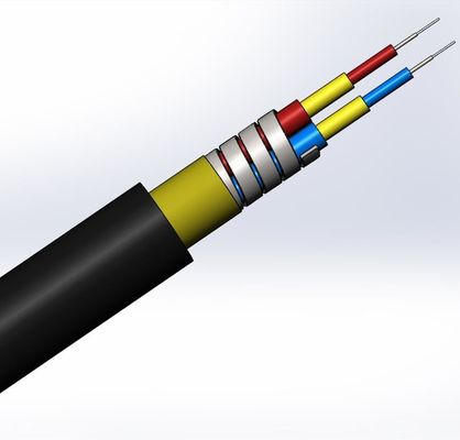 Beli SM LC SC FC CPRI Waterproof FTTA Jumper Armored Fiber Optic Cable 7.0mm 2C 4C pembuatan online