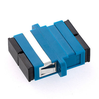 Beli FTTH SC Male LC Female Duplex Fiber Optical Adapter dengan Flange Hybrid Adapter 10 pembuatan online