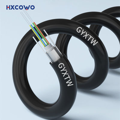 Beli Fiber Optic Cable GYXTW G657A G652D Armoured Outdoor Single Mode OS2 4 6 12 24 Core pembuatan online