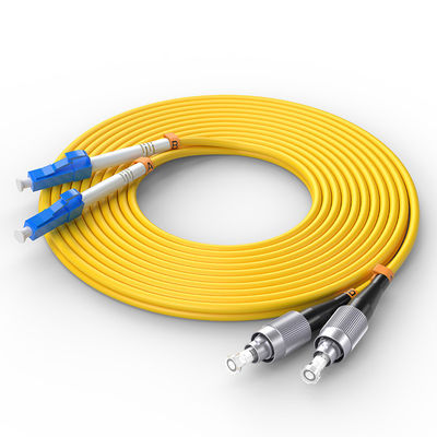 Beli FTTX HXCOWO LC FC Duplex OM3 OM4 Jumper 50/125um Multimode Fiber Optic Cable Patch pembuatan online