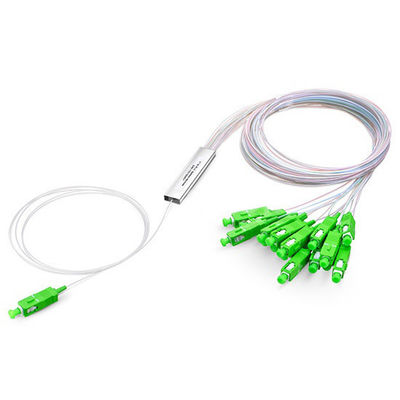 Beli 1x4 1x8 1x16 1x32 Fiber PLC Splitter Untuk FTTH Single Mode Optical Cable 2.0mm SC APC pembuatan online
