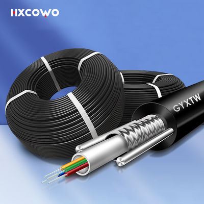 Beli Serat Mode Tunggal Lapis Baja Berkecepatan Tinggi G657A1 G657A2 Kabel Serat Optik Lapis Baja Luar Ruangan pembuatan online