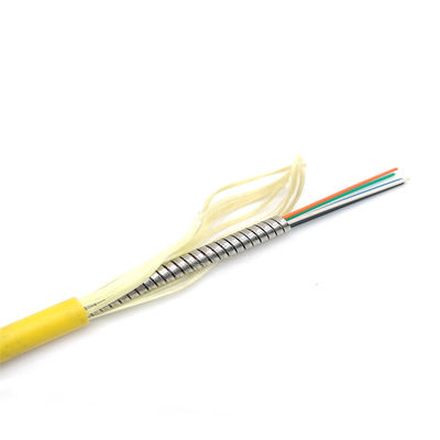 Beli 6C G657A2 LSZH PE PVC Kabel Serat Lapis Baja Anti Hewan Pengerat Dengan 6 Konduktor pembuatan online