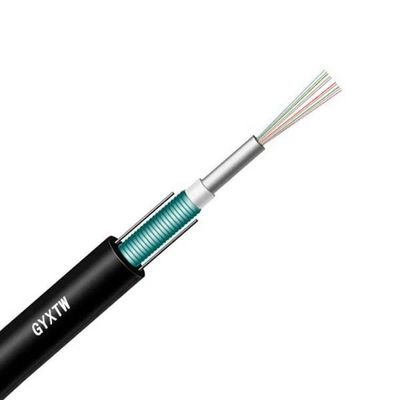 Beli GYXTW 2 Core FTTH Single Mode Outdoor Armored Fiber Optic Cable untuk sinyal jaringan pembuatan online
