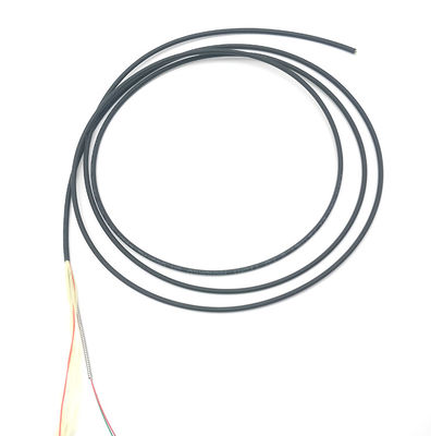 Beli SM G657A2 Indoor Armored Fiber Optic Cable Tight Duplex LSZH Black Anti Rodent pembuatan online
