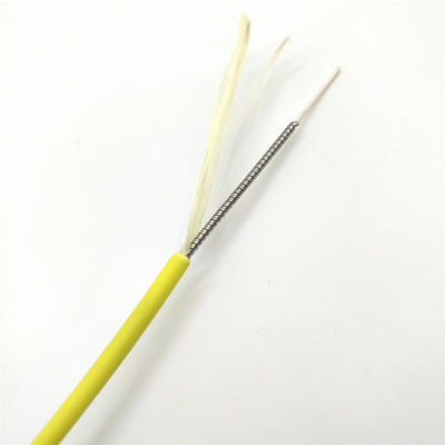 Beli 10D Bending Radius Langsung Indoor Spiral Steel Armored Optical Cable 1-12 Core 1km pembuatan online