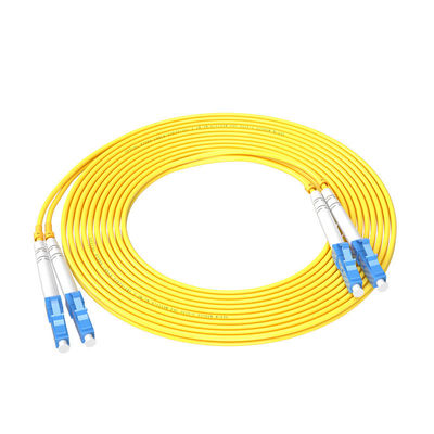 Beli Ordinary Fiber Cable Patch 3m LC-LC 2core 3.0mm by HXCOWO Wavelength 850nm/1310nm/1550nm pembuatan online
