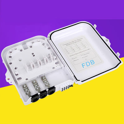 Beli PC/ABS 8 Core Optical Fiber Terminal Box Wall Mounted Outdoor Fiber Termination Box pembuatan online
