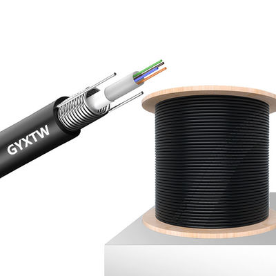 Beli 24 Core Single Mode Outdoor GYXTW Armored Fiber Optic Cable untuk Komunikasi Telekomunikasi pembuatan online