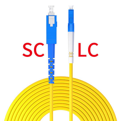 Beli Customized PVC/LSZH Fiber Optic Cable Patch with SC/FC/LC/ST Connector Type by HXCOWO pembuatan online