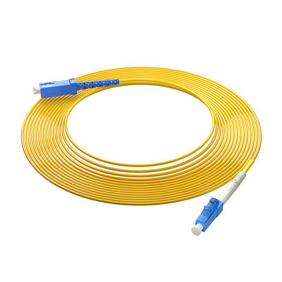 Beli HXCOWO Supply Fiber Optic Patch Cord SC/UPC-LC/UPC SM SX 3.0mm LSZH for Your Requirement pembuatan online