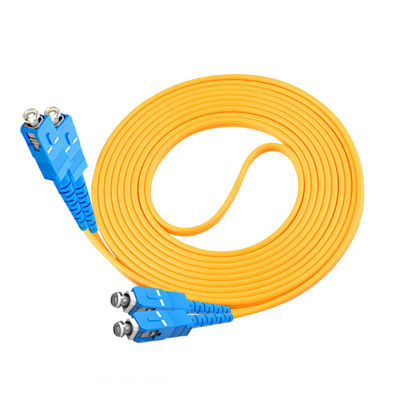 Beli SC/UPC-SC/UPC Duplex Multimode OM3 Jumper Cable Fiber Optic Patch Cord untuk Jaringan pembuatan online