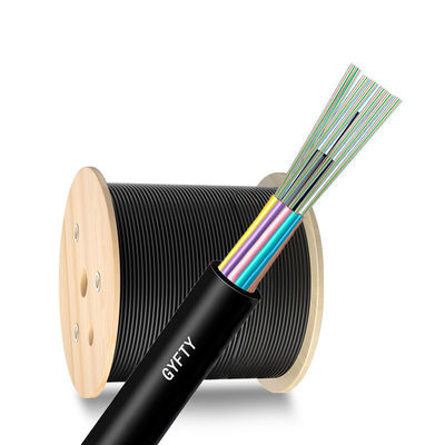 Beli HDPE Jacket HXCOWO GYFTY 2-288Core SM G652D Kanal Kabel Serat Optik untuk Koneksi pembuatan online