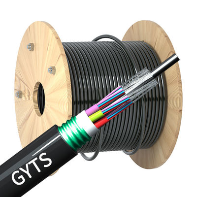 Beli OS1 OS2 Armoured Fibre Cable Telecom Outdoor Armored Fiber Optic Cable pembuatan online