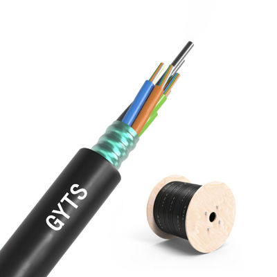 Beli Kabel Serat Optik Lapis Baja Luar Ruangan Kustom 2 4 6 8 24 32 48 84 96 144 288 Core pembuatan online
