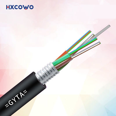 Beli Customized Color GYTA Armored Fiber Optic Cable for Stranded Loose Tube Communication pembuatan online