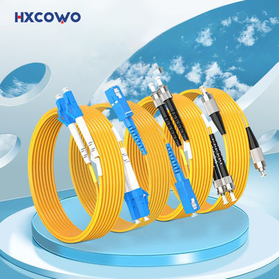Beli 4G Network Simplex SC LC FC ST UPC APC PVC LSZH OS2 2.0mm 3.0mm Optic Fiber Patch Cord pembuatan online