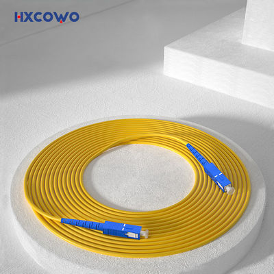 Beli SC UPC E2000 MTP MPO Armored Fiber Optic Patch Cord for Wavelength 850nm/1310nm/1550nm pembuatan online