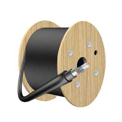Beli SM/MM/OM3 Kabel Fiber Optic Direct Burial Kabel Fiber Optic Double Sheath Direct Burial Kabel pembuatan online