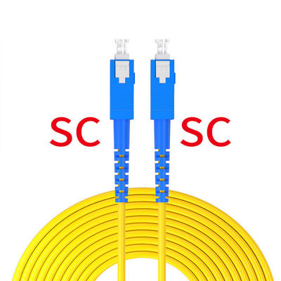 Beli 1core Fiber Optic Patch Cord SC To SC UPC/APC 2.0mm/3.0mm G652D/G657A for in FTTH pembuatan online