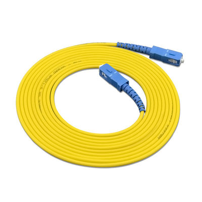 Beli Custom Length Fiber optic patch cord Simplex SC SC UPC/APC G652D 9/125 SM Optical Fiber pembuatan online