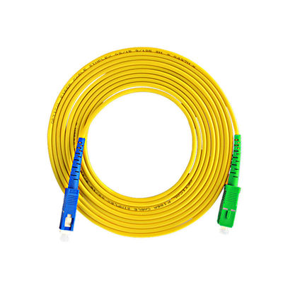 Beli 2.0mm 3.0mm Single Mode Fiber Patch Cord SC SC APC UPC Fiber Jumper pembuatan online