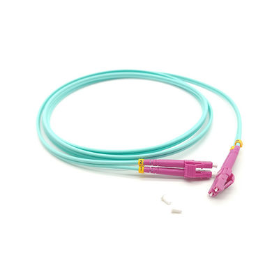 Beli OEM 3.0mm LC/UPC-LC/UPC Multimode Fiber Optic Patch Cord For Speed Data Transmission pembuatan online