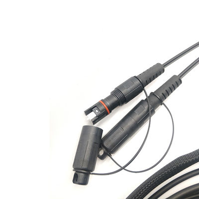 Beli Armored Tube IP67 SC APC SM Fiber Patch Cord For FTTA FTTH BBU RRU Cable pembuatan online