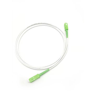 Beli White Fiber Optic Patch Cord LSZH SC/APC To SC/APC SM 9/125 Low Insertion Loss pembuatan online