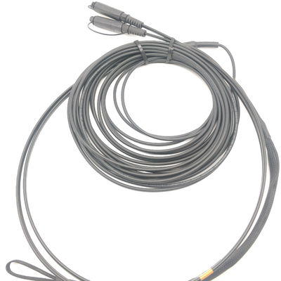 Beli LC/UPC-LC/UPC SM 9/125 7.0mm Anti Rodent Outdoor FTTA Armored Fiber Optic Patch Cord 1m/2m/3m/100m pembuatan online