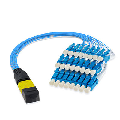 Beli Solusi Jaringan 72 Serat OM4 50/125 Multimode MPO Trunk Cable dengan Panjang Khusus pembuatan online