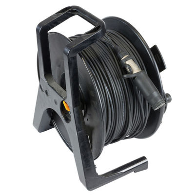 Beli Black Tactical Fiber Optic Cable Assembly CE ROHS ISO Military Tactical Cable pembuatan online