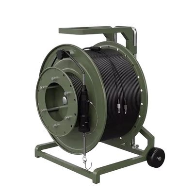 Beli Military Grade Tfoca Fiber Optic Cable Tactical Fiber Reel For Harsh Environments pembuatan online